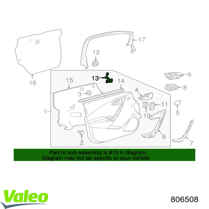 Выжимной подшипник 806508 VALEO