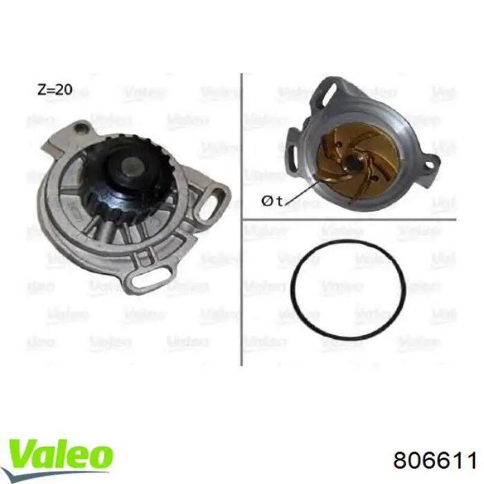 Подшипник скольжения сцепления VALEO 806611 цена, от 97.74 USD