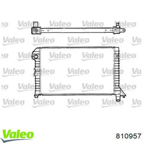 Радиатор 810957 VALEO