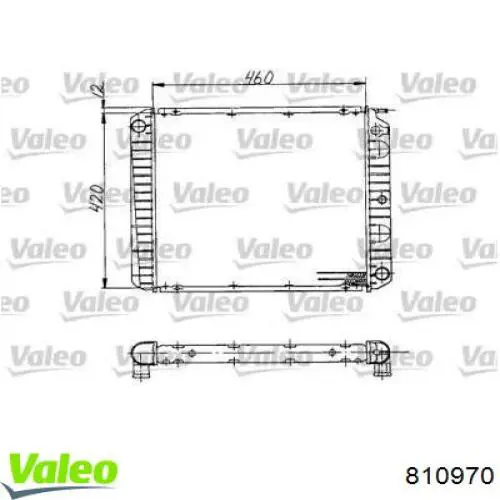 Радиатор 810970 VALEO