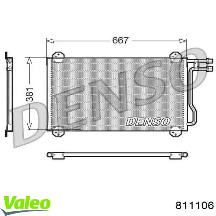 Компрессор кондиционера 811106 VALEO