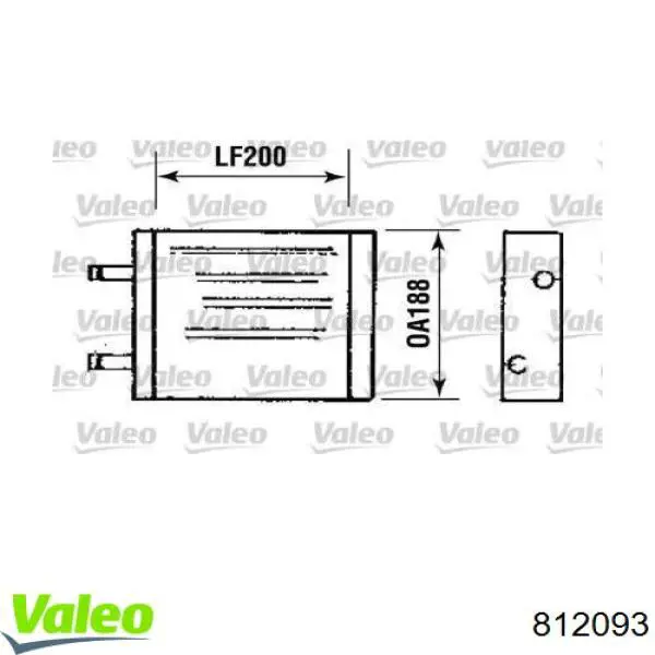 Радиатор печки 3200712 Volvo