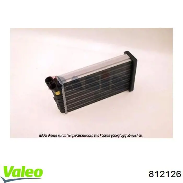 812126 VALEO Радиатор отопителя салона
