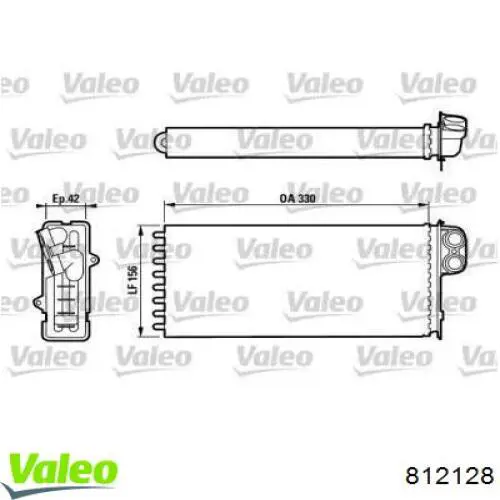 Купить RE6014 AVA Радиатор печки
