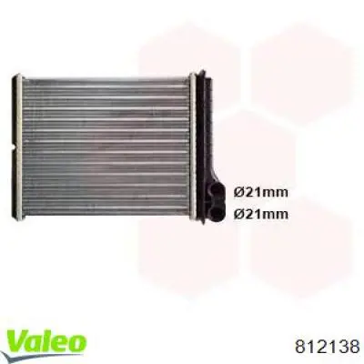 Radiador de calefacción 812138 VALEO