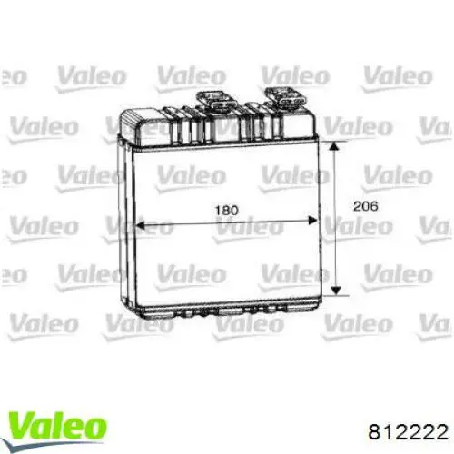 Купить 812222 VALEO Радиатор печки