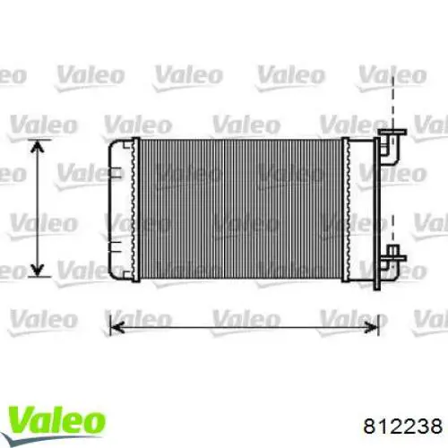 Радиатор печки 812238 VALEO