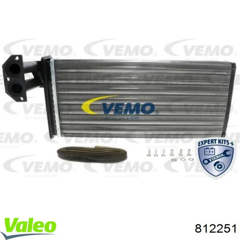 Купить 812251 VALEO Радиатор печки (отопителя) задний