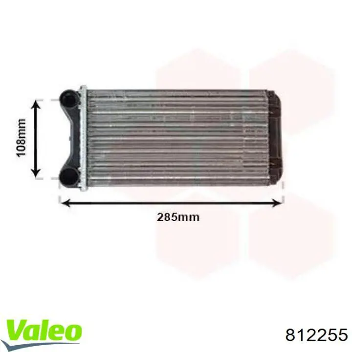 Купить 812255 VALEO Радиатор печки