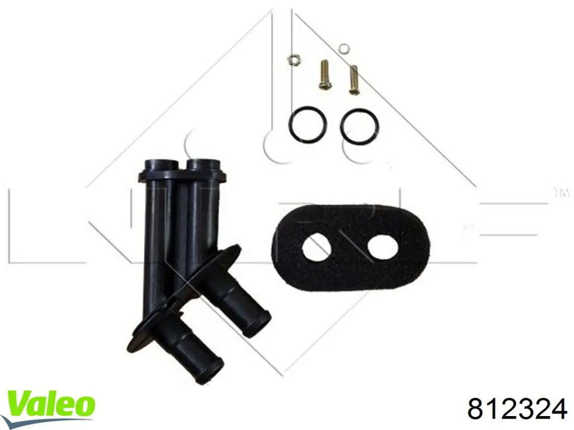 Радиатор печки (отопителя) VALEO 812324 цена, от 29.08 USD