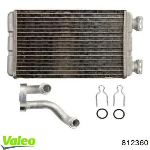 Радиатор печки 812360 VALEO