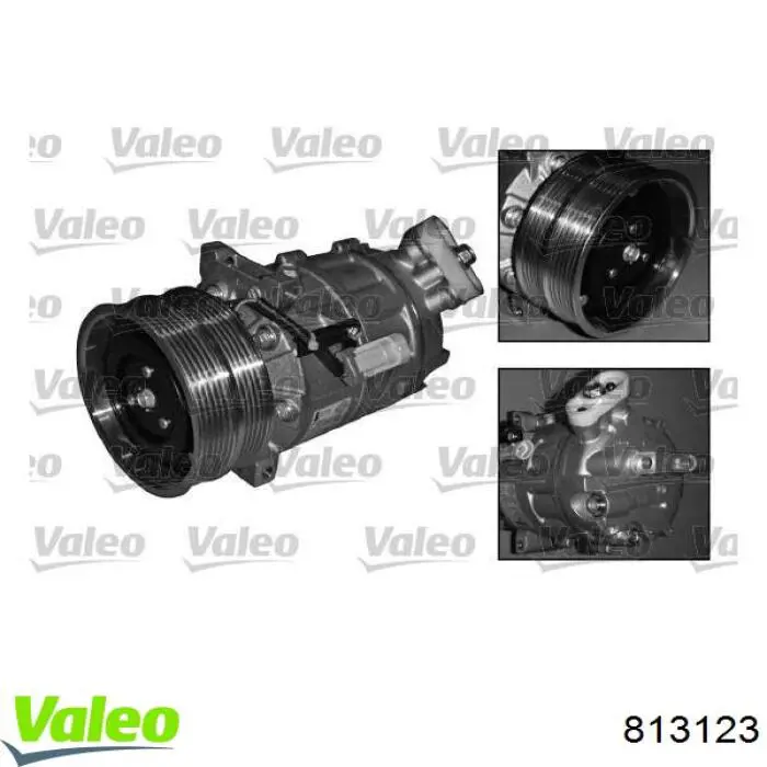 Компрессор кондиционера 813123 VALEO