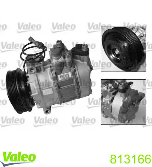 Купить 813166 VALEO Компрессор климатической установки