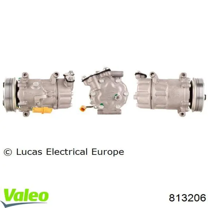 Компрессор кондиционера 813206 VALEO