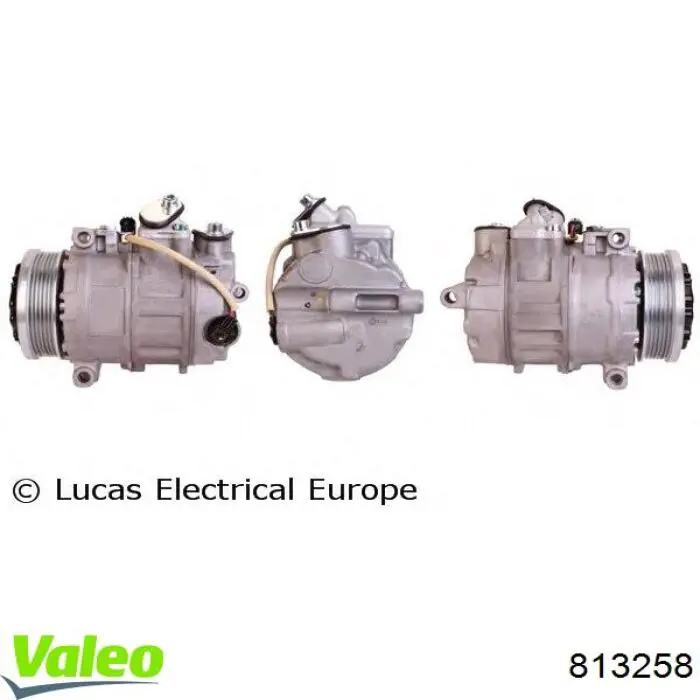 Компрессор кондиционера 813258 VALEO