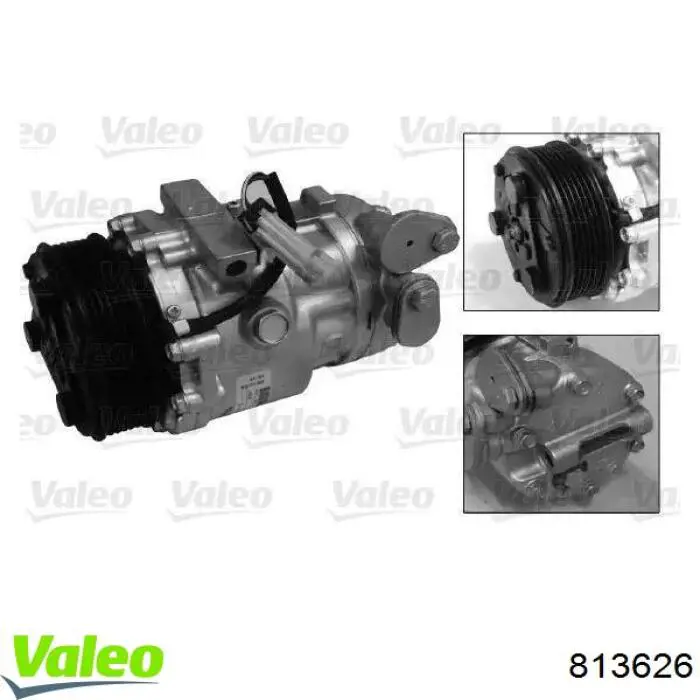 Компрессор кондиционера 813626 VALEO