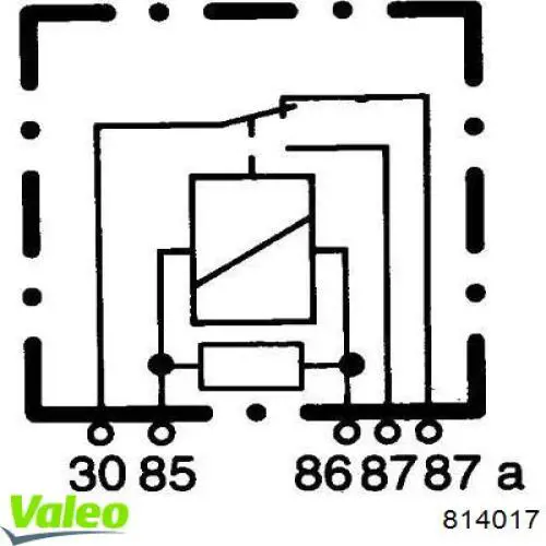 Радиатор кондиционера 814017 VALEO