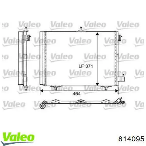 Купить 814095 VALEO Радиатор системы охлаждения кондиционера