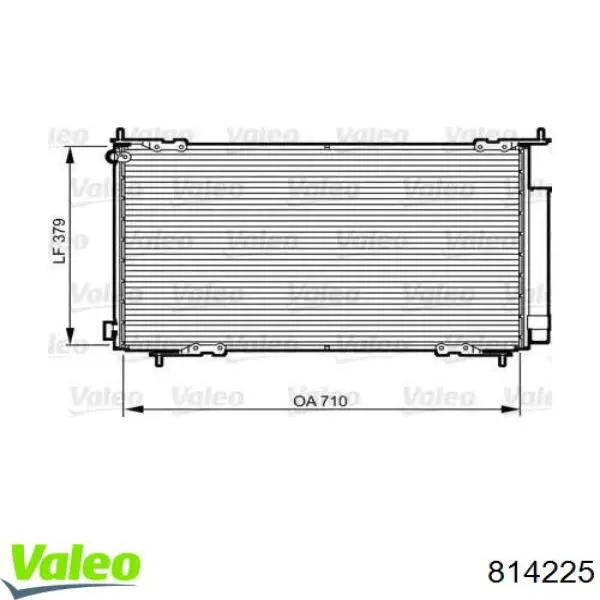 814225 VALEO Конденсатор