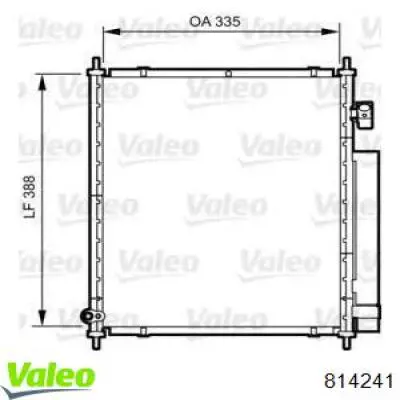 Радиатор кондиционера 814241 VALEO