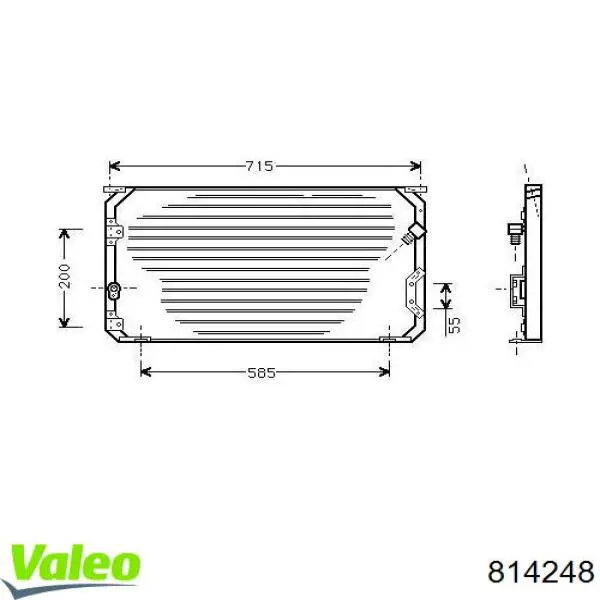Конденсатор кондиционера Toyota Corolla лифтбек (E10) (1992 - 1997) цена, от 189.25 USD