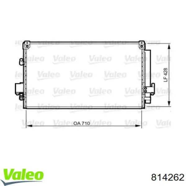Радиатор кондиционера MR283982 Mitsubishi