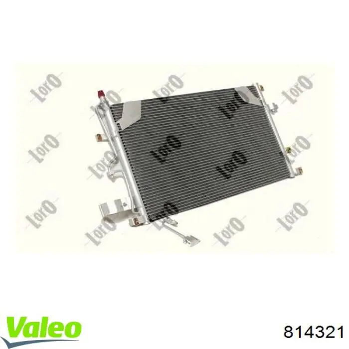 Радиатор кондиционера 814321 VALEO