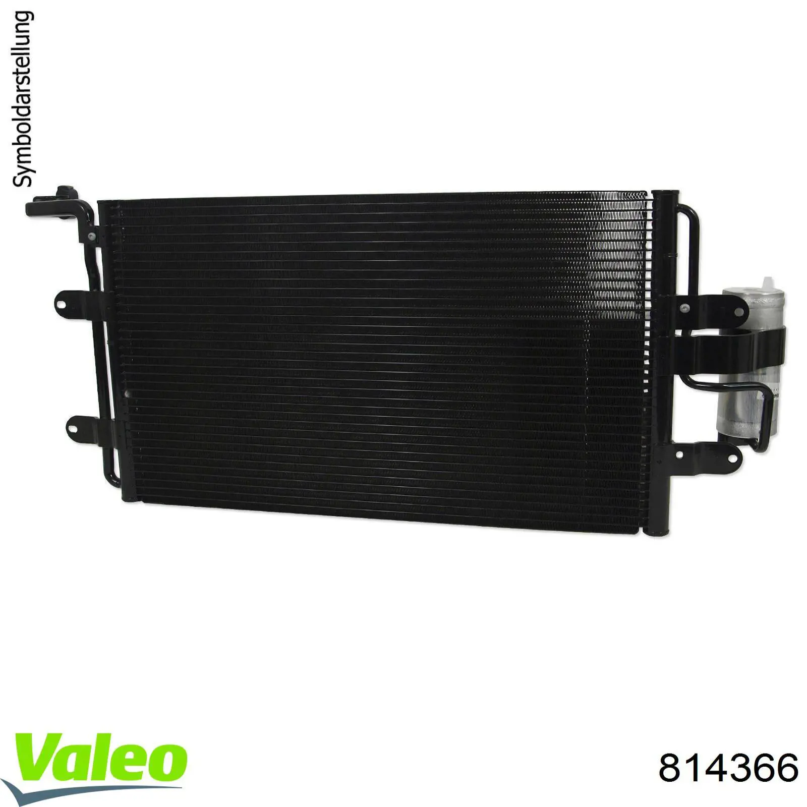 Радиатор кондиционера 814366 VALEO
