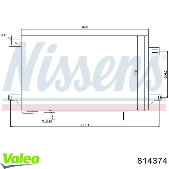 Конденсатор кондиционера VALEO 814374 цена, от 103.71 USD