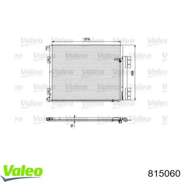815060 VALEO Конденсатор