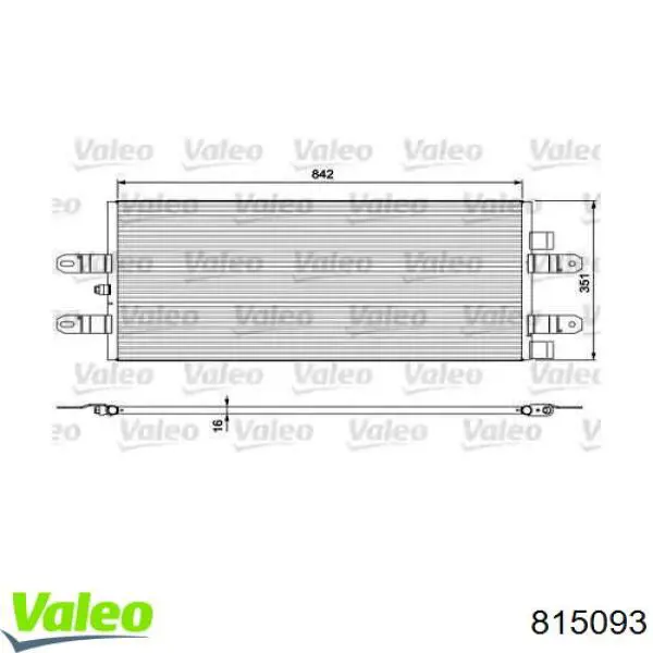 Радиатор кондиционера SC5047 AVA
