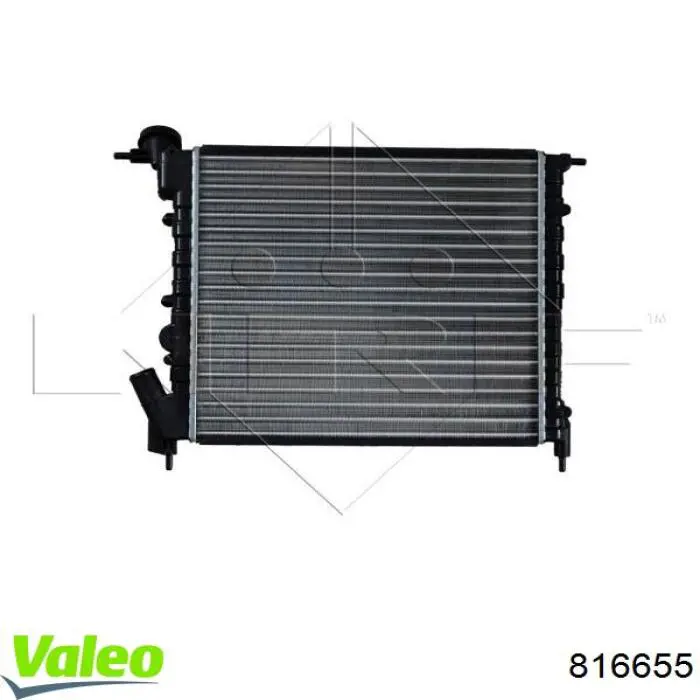 Радиатор 816655 VALEO