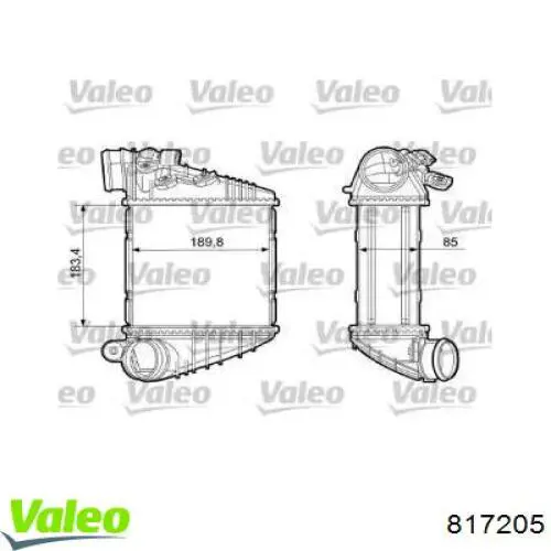 Интеркулер 817205 VALEO