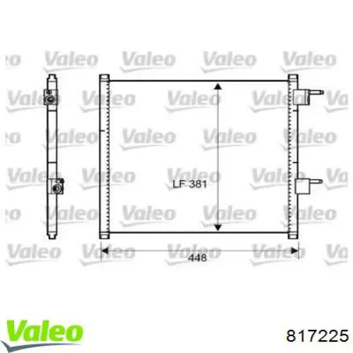 Радиатор кондиционера 817225 VALEO