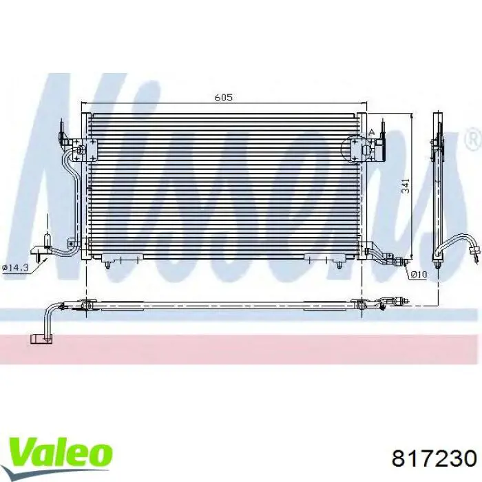 817230 VALEO Конденсатор