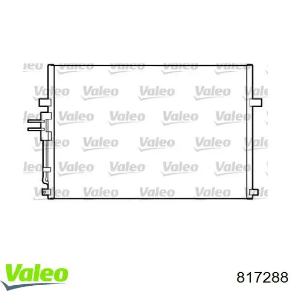 Радиатор кондиционера 817288 VALEO