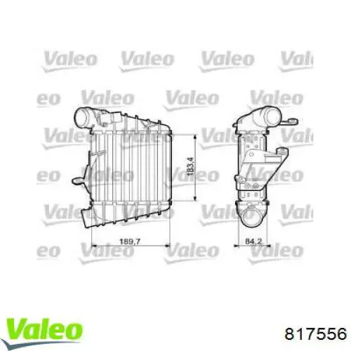 Интеркулер 817556 VALEO