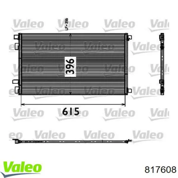 817608 VALEO Конденсатор