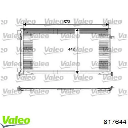 Купить 817644 VALEO Радиатор системы охлаждения кондиционера