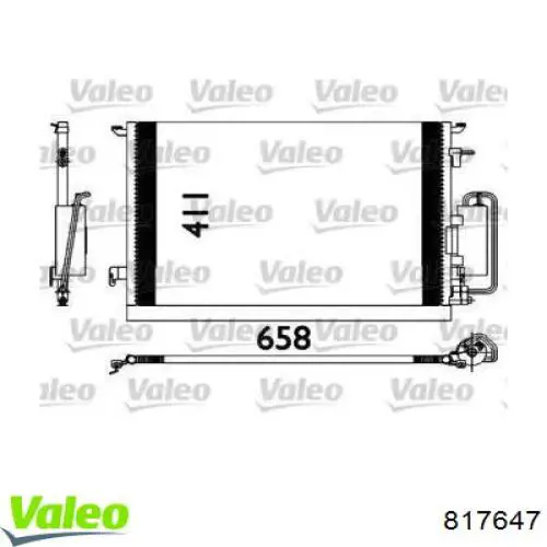 817647 VALEO Конденсатор