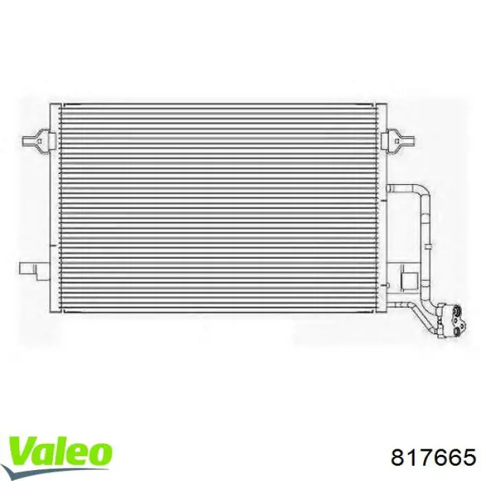 Конденсатор кондиционера VALEO 817665 цена, от 107.98 USD