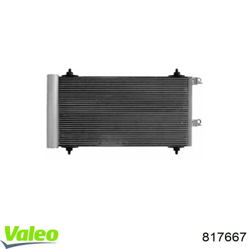 Радиатор кондиционера 817667 VALEO