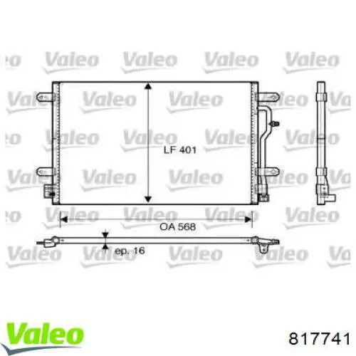 817741 VALEO Конденсатор