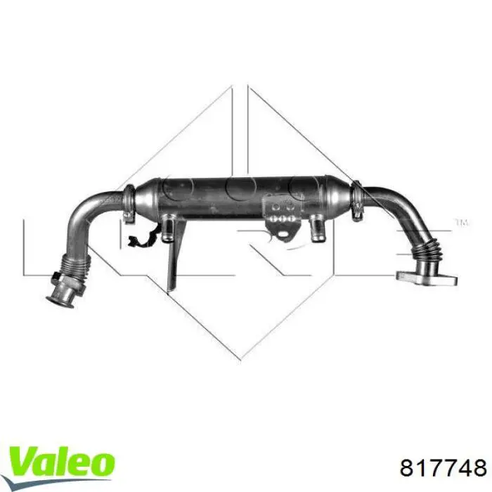 Радиатор системы EGR 817748 VALEO