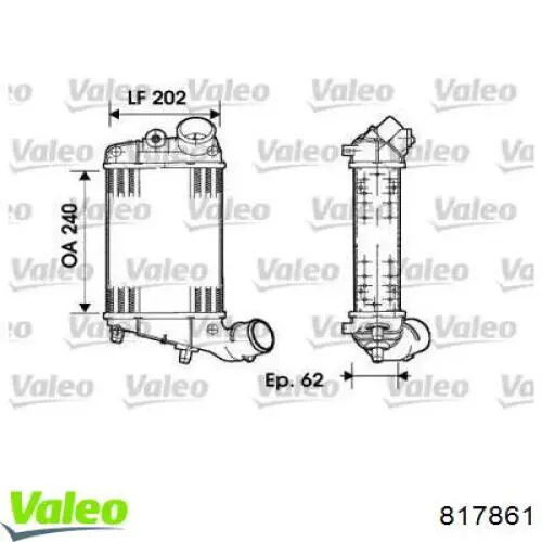 Интеркулер 817861 VALEO