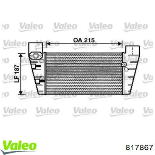 Интеркулер 817867 VALEO