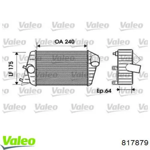 Интеркулер 817879 VALEO