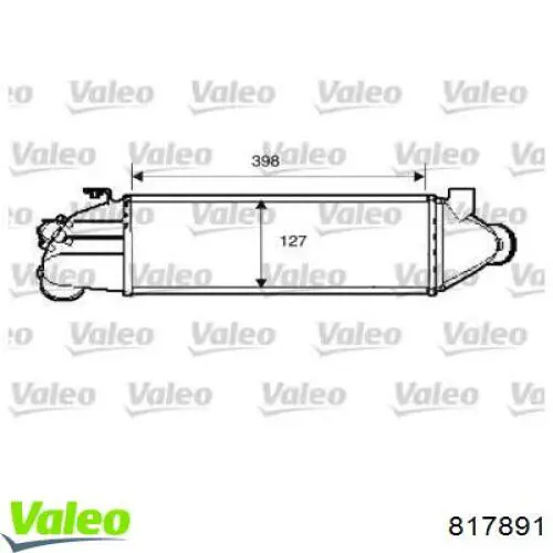 Интеркулер 817891 VALEO