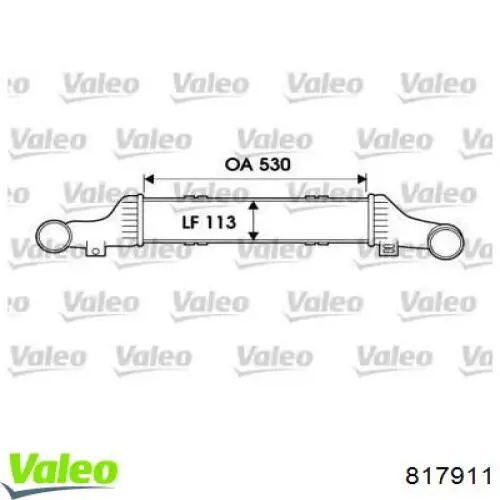 Интеркулер 817911 VALEO