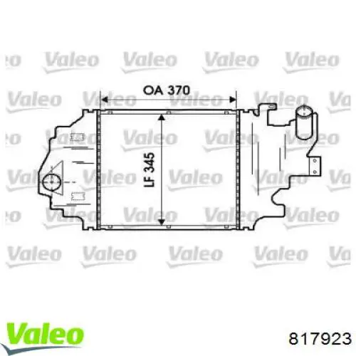 Интеркулер 817923 VALEO